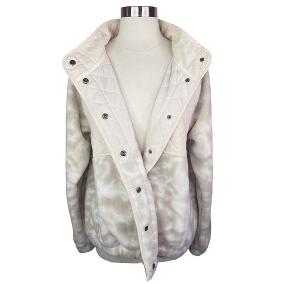 Thread & Supply Tie Dye Mixed Media Jacket - Size XL - Picture 4 of 6